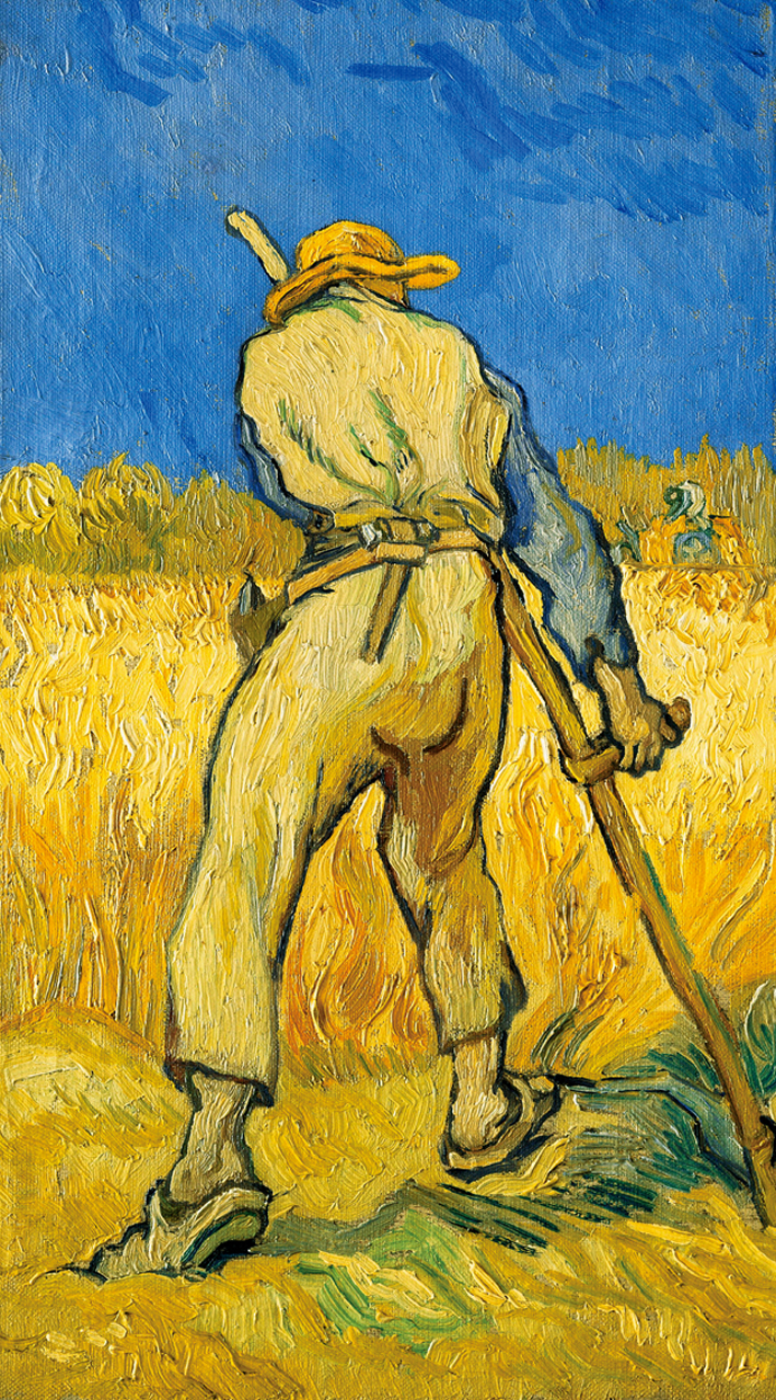  文森特·威廉·梵高  Vincent Willen Van Gogh ——  收割者 (2)